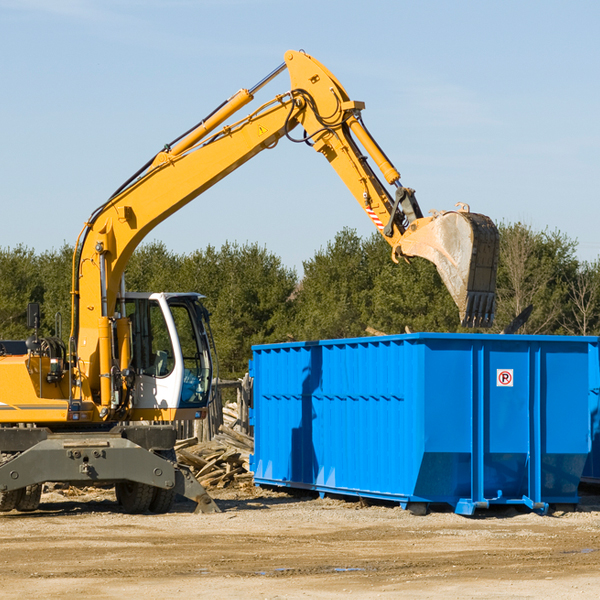 can i choose the location where the residential dumpster will be placed in Cambridge PA